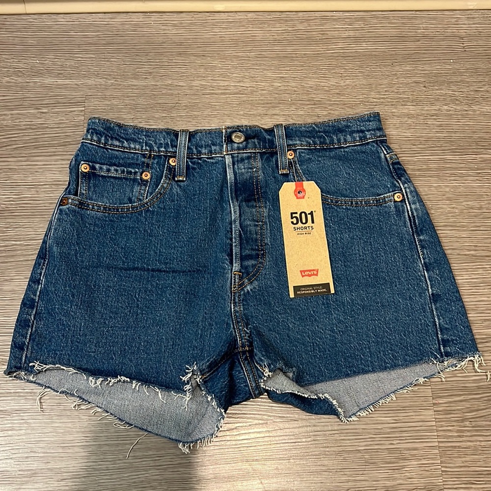 Levi’s 501 high rise shorts